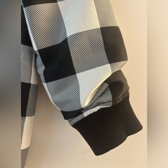 3.1 Phillip Lim Women's Gingham Jacquard Bomber - White Sand - Picture 11 of 14